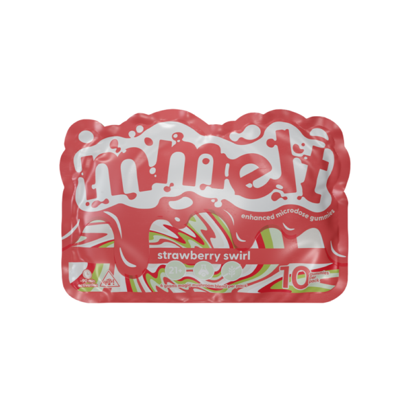 Strawberry Swirl – Mmelt Mushroom 10 Ct Gummies